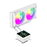 Gamemax CPU Liquid Cooler | GLACIER 240 LCD WH | White - Image 12