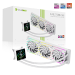 Gamemax CPU Liquid Cooler | HAILSTORM 360 LCD WH | White