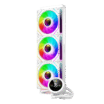 Gamemax CPU Liquid Cooler | ICEBURG 360 DIGITAL WH | White - Image 3