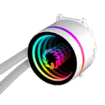 Gamemax CPU Liquid Cooler | ICEBURG 120 WT | White - Image 4