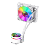 Gamemax CPU Liquid Cooler | ICEBURG 120 WT | White - Image 5