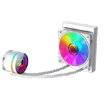 Gamemax CPU Liquid Cooler | ICEBURG 120 WT | White - Image 6