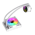 Gamemax CPU Liquid Cooler | ICEBURG 120 WT | White - Image 9
