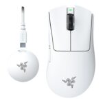 Razer DeathAdder V4 Pro spēļu pele, balta | Razer