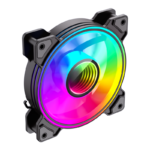 Gamemax Case Fan | DUAL RING INFINITY BK | Black - Image 6