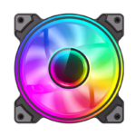 Gamemax Case Fan | DUAL RING INFINITY BK | Black - Image 10