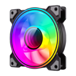 Gamemax Case Fan | DUAL RING INFINITY BK | Black - Image 11