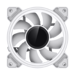 Gamemax korpusa ventilators | DUAL RING INFINITY WH | Balts - Image 5