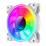 Gamemax korpusa ventilators | DUAL RING INFINITY WH | Balts - Image 8