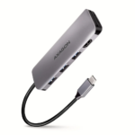 AXAGON SuperSpeed USB-C COMBO 5in1 centrmezgls | HMC-HCR3A