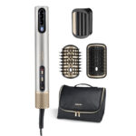BABYLISS | Matu veidošanas ķemme | Gaisa šļūteni AS6555E | Jonu kondicionēšana | Sildīšanas līmeņu skaits: 4 | 1600 W | Hroms