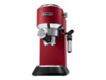 Delonghi | Espresso Coffee Maker | Dedica Style EC 685.R | Pump pressure 15 bar | Built-in milk frother | Semi-automatic | 1300 W | Red - Image 2