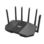 Asus BE9400 trīsjoslu WiFi 7 AiMesh paplašināms maršrutētājs | RT-BE90U | 802.11be | Ethernet LAN (RJ-45) porti 3 | Mesh atbalsts: Jā | MU-MiMO: Nē | 4G/5G | Antenas tips: Ārēja