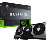 MSI GeForce RTX 5090 32G VENTUS 3X OC | NVIDIA | 32 GB | GeForce RTX 5090 | GDDR7 | HDMI portu skaits: 1 | PCI Express Gen 5
