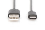 Digitus | USB C tipa savienojuma kabelis, USB-A uz USB-C | AK-300154-018-S - Image 4