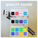 AXAGON ADA-HA USB-A Hi-Res DAC audio adapter - Image 5