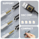 AXAGON ADA-HA USB-A Hi-Res DAC audio adapter - Image 7