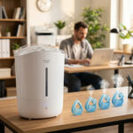 Adler gaisa mitrinātājs | AD 7971 | 30 W | Ūdens tvertnes tilpums 5 l | Ultraskaņas | Mitrināšanas jauda 100–250 ml/h | Balts - Image 15
