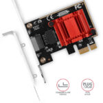 AXAGON PCIe gigabitu Ethernet | PCEE-GIX - Image 5