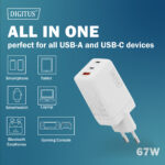 Digitus Akumulatora lādētājs, 67W | DA-10303 - Image 9