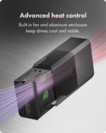 Raidsonic | RAID-System Dual bay, HDD/SSD USB 3.2 (Gen 2) with fan | IB-RD3720-CU3 - Image 3