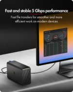 Raidsonic | RAID-System Dual bay, HDD/SSD USB 3.2 (Gen 2) with fan | IB-RD3720-CU3 - Image 6