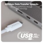Hyper HyperDrive USB4 veiktspējas kabelis — balts | Hyper - Image 6