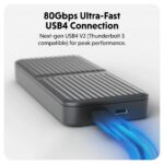 Hyper HyperDrive Next USB4 M.2 PCIe korpuss | HD2500GL - Image 9
