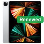 Apple atjaunots CPO | iPad Pro 2021 LTE 5th A2461 | Sudrabains | 8 GB | 128 GB | Wi-Fi | iPad OS | 12 mēneši