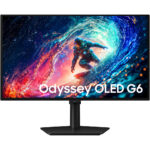 Samsung Odyssey OLED G6 G61SH | 27 " | OLED | QHD | 16:9 | 240 Hz | 0.03 ms | 2560 x 1440 pixels | 200 cd/m² | HDMI ports quantity 1 | Black