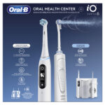 Oral-B elektriskā zobu birste | iO6 un OxyJet | Uzlādējama | Pieaugušajiem | Iekļauto birstes galviņu skaits: 2 | Zobu tīrīšanas režīmu skaits: 5 | Balta - Image 3