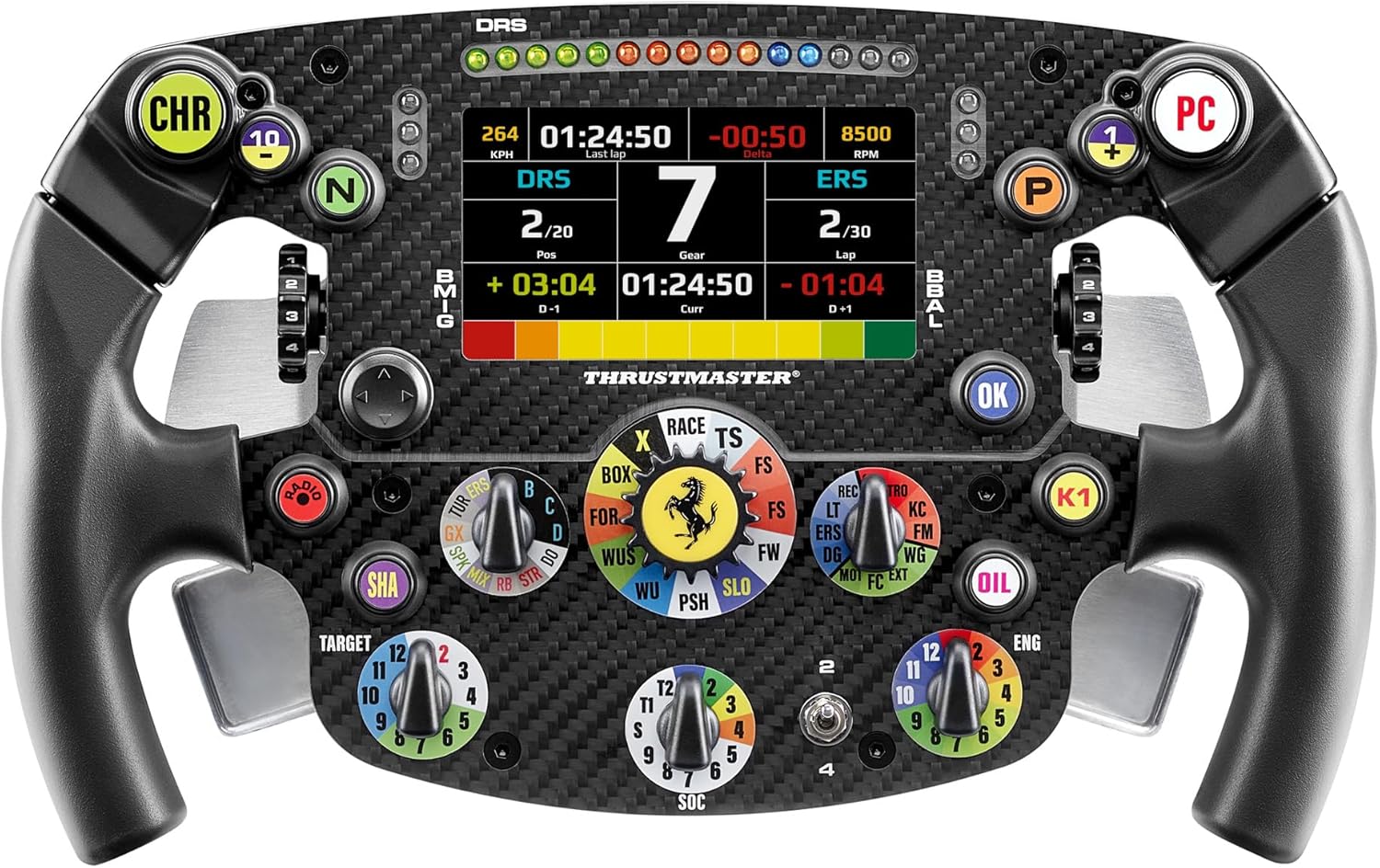 original-8966 Thrustmaster Steering Wheel Add-On Ferrari SF-25 Edition | Black - Image 1