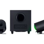 Razer | Spēļu skaļruņi ar vadu zemfrekvences skaļruni | Nommo V2 - 2.1 | Bluetooth | Melni