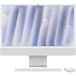 Apple iMac 24” 4.5K Retina, Apple M4 8C CPU, 8C GPU/16GB/256GB SSD/Silver/RUS | Apple