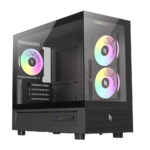 Gamemax korpuss | NEX C31 BK | MATX/BTF - Image 2
