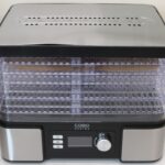 SALE OUT. Caso Food Dehydrator | DH 450 | Power 370-450 W | Number of trays 5 | Temperature control | Integrated timer | Black/Stainless Steel | DAMAGED PACKAGING, SCRATCHED  AND DENT ITEM TOP, MISSING INNER PACKAGING