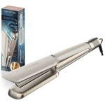 Cecotec Hair Straightener | Air Lisse Champagne | Ceramic heating system | Ionic function | Temperature (max) 230 °C | Temperature (min) 100 °C | Number of heating levels 3 | 1600 W | Champagne