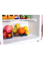 Midea ledusskapis | MDRD142SLE32 | Energoefektivitātes klase E | Brīvi stāvošs | Liela izmēra ledusskapis | Augstums 83,5 cm | Ledusskapja neto ietilpība 93 l | 41 dB | Sarkans - Image 8