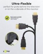 Goobay 80101 HDMI High-Speed Cable with Ethernet | Soft | 1 m - Image 3