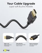 Goobay 80101 HDMI High-Speed Cable with Ethernet | Soft | 1 m - Image 7