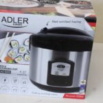 SALE OUT. Adler | AD 6406 | 1000 W | Stainless steel/Black | DAMAGED PACKAGING, SCRATCHES ON TOP