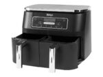 NINJA | Gaisa fritieri | AF300 | Jauda 1 cepšanas nodalījums: 1200 W; 2 cepšanas nodalījumi: 2400 W W | Tilpums 7,6 L | Melns