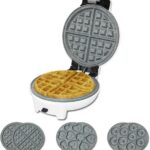 Cecotec vafeļu panna | Fun Gofrestone 3in1 | 700 W | Mīklas gabalu skaits: 3 | Vafele/kēksiņš/donuts | Balta