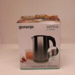 IZPĀRDOŠANA. Gorenje tējkanna | K15DWS | Elektriskā | 2200 W | 1,5 L | Nerūsējošais tērauds | 360° rotējoša pamatne | Nerūsējošais tērauds | BOJĀTS IEPAKOJUMS