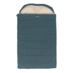 Outwell Camper Lux Double Blue | Sleeping Bag | 235 x 150 cm | -16 to 5 °C | Both Side Zipper
