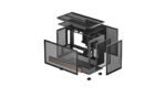 Deepcool Case | CH260 Wood | Black | Micro Tower - Image 10