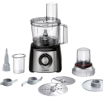 Bosch | Food Processor | MCM3401M | 800 W | Number of speeds 2 | Bowl capacity 2.3 L | Blender | Meat mincer | Black/Stainless steel
