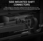 Corsair Fully Modular ATX Power Supply (EU) | RM850x SHIFT | 850 W | Black - Image 4