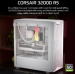Corsair PC Case | 3200D RS | White | Mid-Tower - Image 2